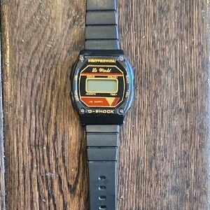 Vintage Le World D Shock Digital Black Watch